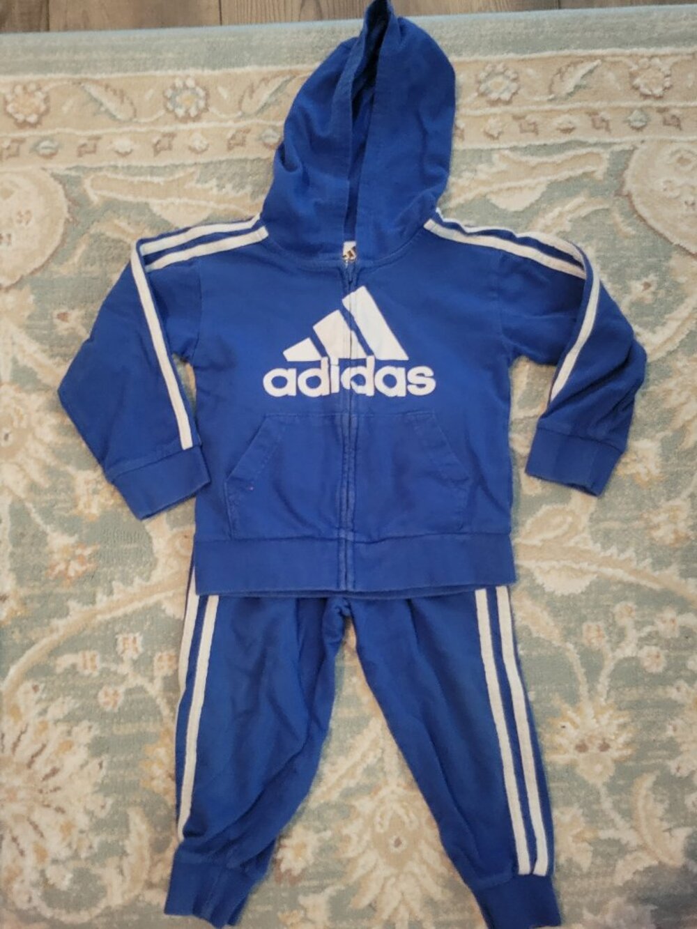 Blue Adidas Track Suit 3T